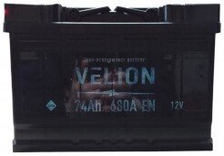 Автомобильный аккумулятор Velion R+ (74 А·ч)