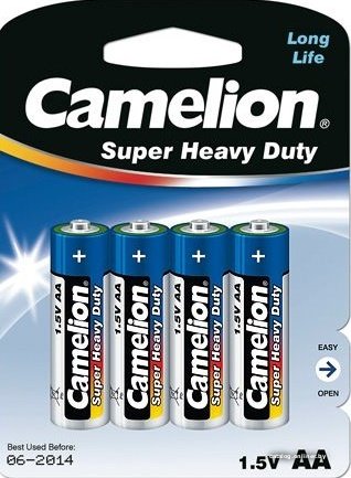 

Батарейка Camelion AA 4 шт. [R6P-BP4B]