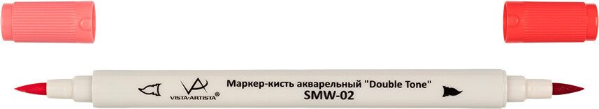 

Маркер художественный Vista-Artista Double Tone SMW-02 (03 красный)