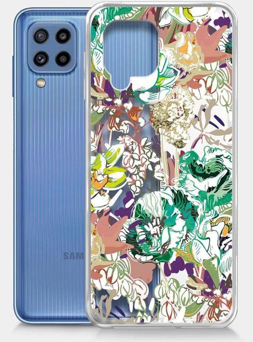 Чехол для телефона BoraSCO ArtWorks для Samsung Galaxy M32 51428 (прозрачный/рисунок)