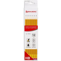Набор простых карандашей BRAUBERG 180635 (12 шт.)