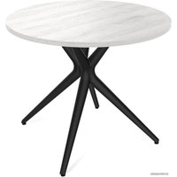 Кухонный стол Sheffilton SHT-TU30/80 ЛДСП (черный/сосна касцина)