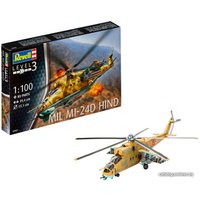 Сборная модель Revell 04951 Ударный вертолет Mil Mi-24D Hind