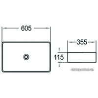 Умывальник Mexen Nadia MEX-21616000