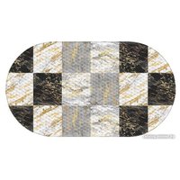 Коврик на присосках Varmax Gold Marble DF-270 (68x38, черный/серый)