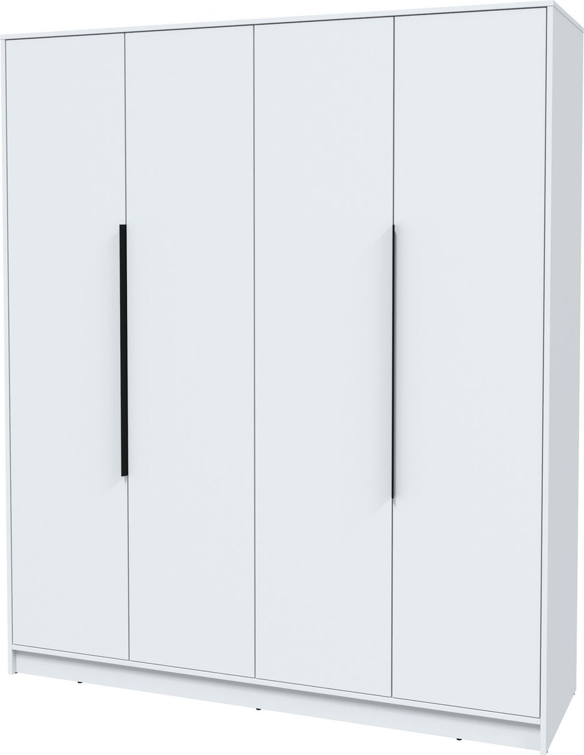 

Шкаф распашной Интерлиния Концепт КТ-Ш4 (белый платинум/белый платинум)