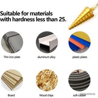 Набор сверл USBTOP 4-12/4-20/4-32 мм с титановым покрытием 557163 (3 шт)