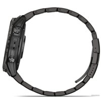 Умные часы Garmin Fenix 7X Pro Sapphire Solar (карбоново-серый титан/черный, с титановым и силиконовым ремешками)
