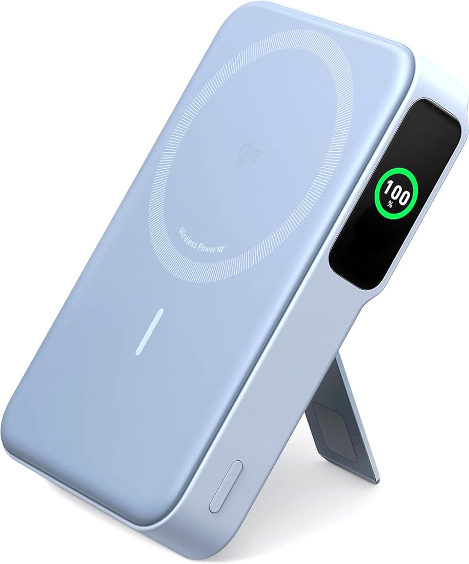 

Внешний аккумулятор Anker MagGo Power Bank A1654 10000mAh (голубой)