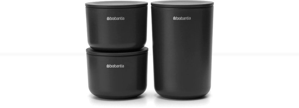

Банка в ванную Brabantia 281303 (темно-серый)