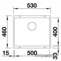 Кухонная мойка Blanco Subline 500-U 525995 (черный)