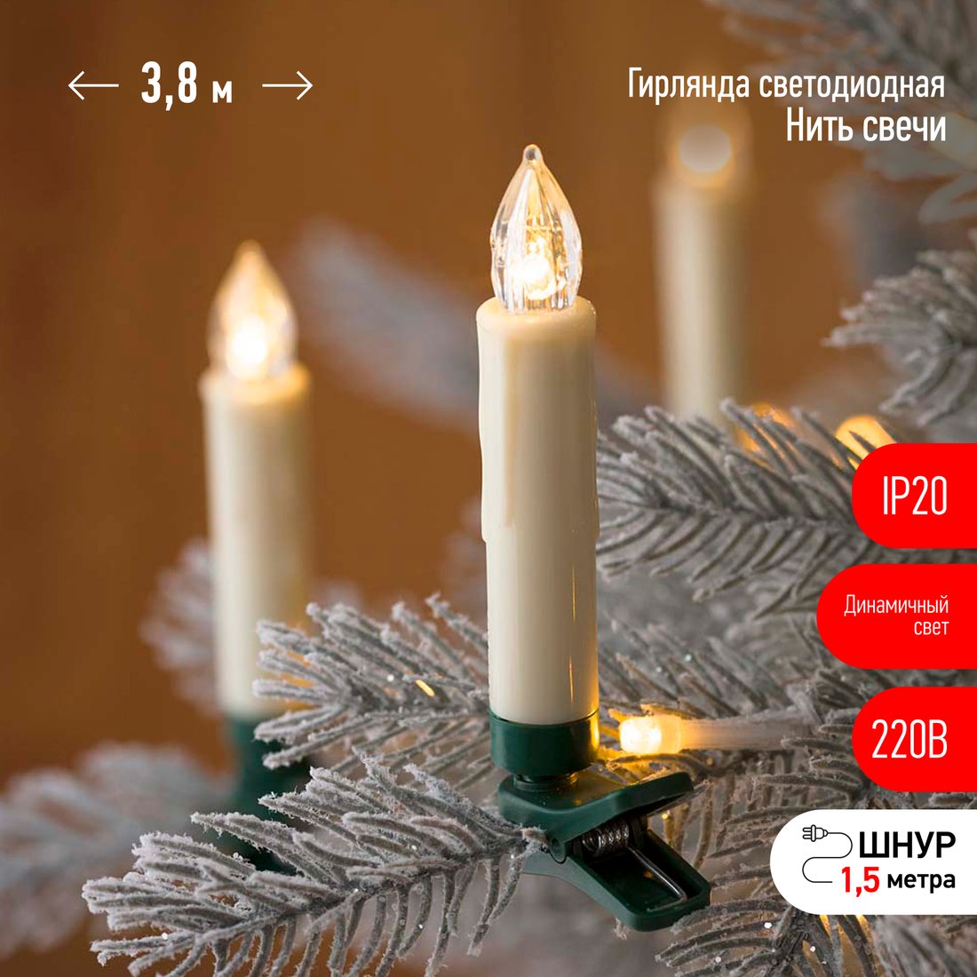 

Новогодняя гирлянда ЭРА ЕGNIG-CAN