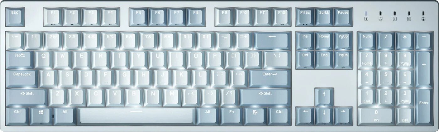Клавиатура Durgod Taurus K310 Corona Haze Blue (Cherry MX Brown)