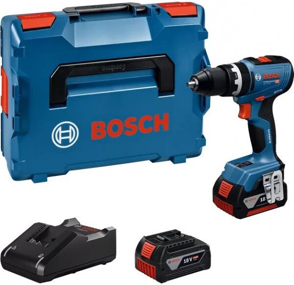 Ударная дрель-шуруповерт Bosch GSB 18V-65 Professional 06019N3303 (с 2-мя АКБ, кейс)