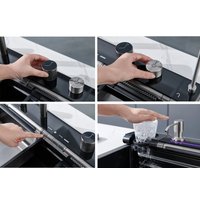 Кухонная мойка Cerruti Spa Gloria Pro nano black CT10358 (графит)