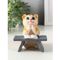Статуэтка Sima-Land Котик с книгой за партой 10904401
