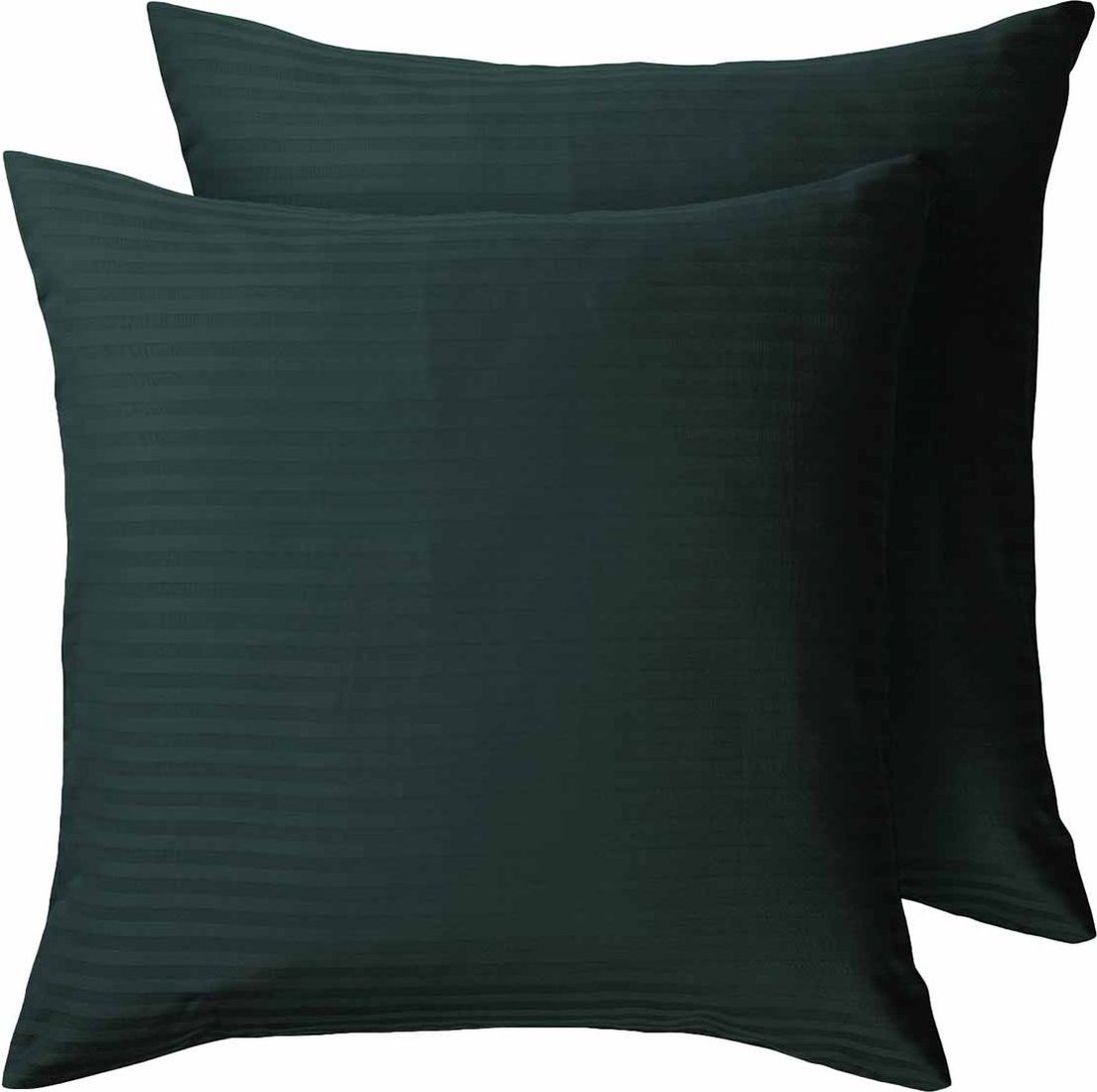 Наволочка Нордтекс Verossa Stripe 70x70 70274 (Dark green)