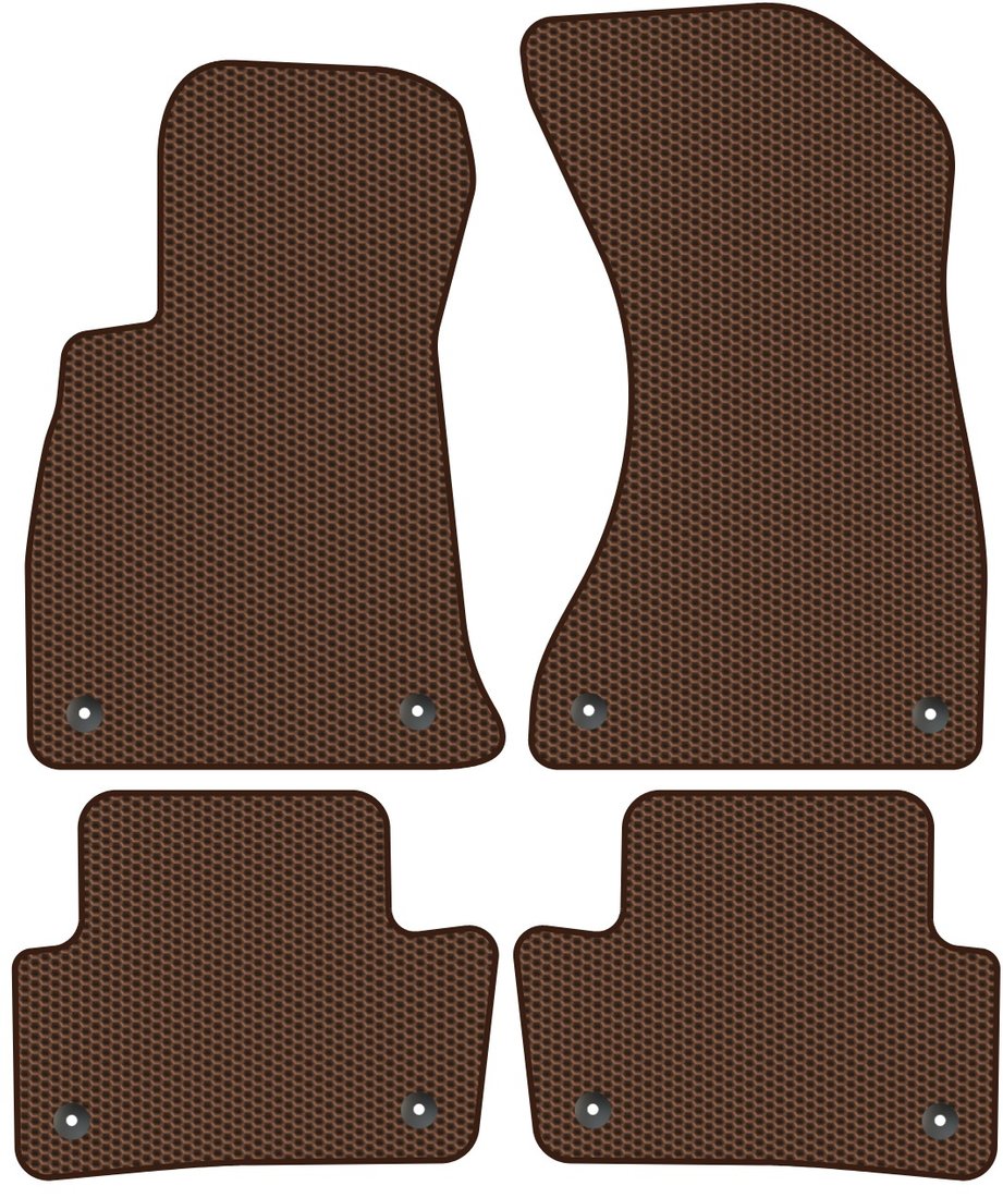 

Комплект ковриков для авто Alicosta Audi A4 V (универсал, седан / 8W5, 8W2) 2015 - Н.В. (коричневый, сота)