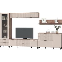 Полка MLK Тоскана (900) с гор.дв. (Дуб табачный/Бисквит)