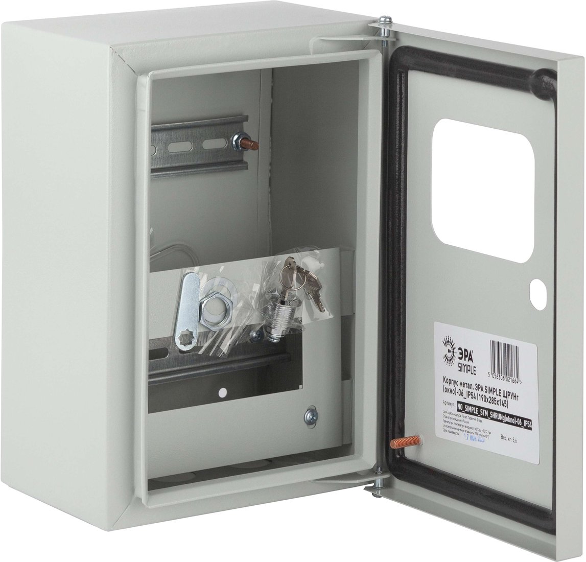 

Корпус металлический Эра Simple ЩУРнг-06 IP54 Б0041682