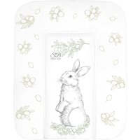 Пеленальный матрас Sweet Baby Foresta Magica Grigio Oliva 58x71 (заяц серый/оливковый)