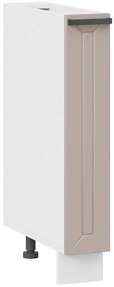 

Шкаф напольный Трия Лорас 1Н15К (белый/холст латте)