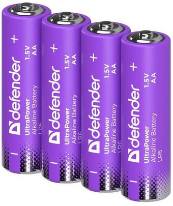 Батарейка Defender AA 1.5V LR6-4BL (4 шт)