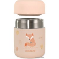 Термос для еды Miniland Thermy Dolce Mini 280мл (розовый/лисенок)