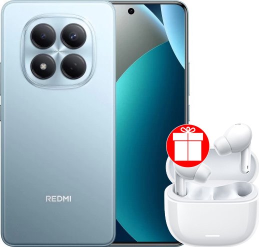 

Телефон Xiaomi Redmi Note 15 Pro 12GB/256GB международная версия (синий) + наушники Xiaomi Redmi Buds 6 Lite (белый) по акции