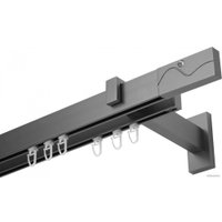 Карниз для штор Lm Decor Флэт Лайн Артис двойной (сатин, 3.0м)