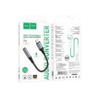 Адаптер Hoco LS36 USB Type-C - 3.5 jack (черный) в Орше