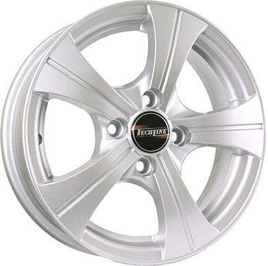

Литые диски TechLine 410 14x5.5" 4x100мм DIA 67.1мм ET 43мм S