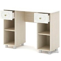 Туалетный столик без зеркала Стендмебель Виктория СТ 911 (жемчуг/дуб белфорт)