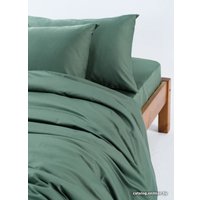 1.5-спальный комплект постельного белья GoodNight Сатин Делюкс 1.5 396389 (олива)