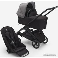 Универсальная коляска Bugaboo Dragonfly (2 в 1, black/midnight black/grey melange)