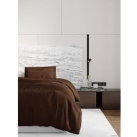 1.5-спальный комплект постельного белья Loon Adelina (1.5-спальный, наволочка 70x70, коричневый)
