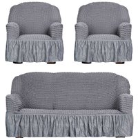 Пледы, покрывала Софатэкс Стандарт КПО 4 с оборкой 01260 (серый)