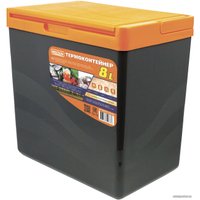 Термобокс БИОСТАЛЬ CB-G 8л (черный/оранжевый)