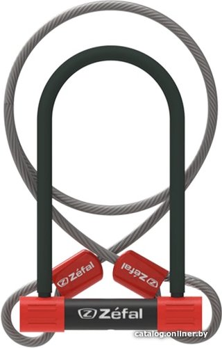 U-образный велосипедный замок Zefal K-Traz U13 Cable 4944b