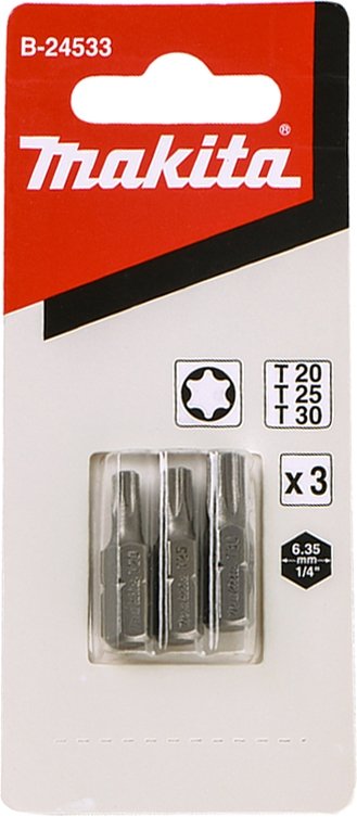 

Набор бит Makita B-24533 (3 предмета)