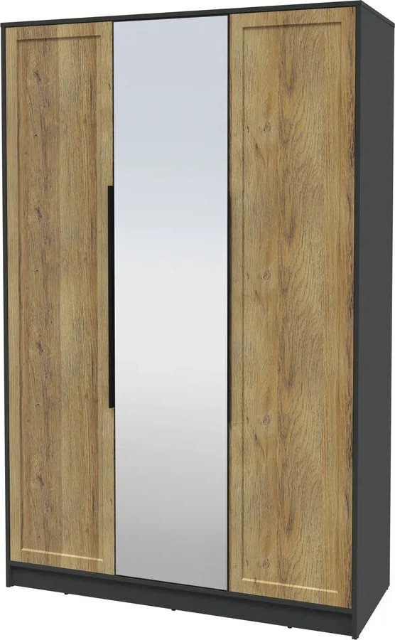 

Шкаф распашной Интерлиния Концепт Тренд КТ-Ш3(з) (антрацит/дуб вотан)