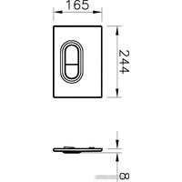 Инсталляция для унитаза Vitra 700-1873 (с кнопкой 740-0580)