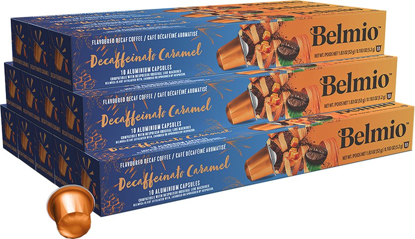 

Кофе в капсулах Belmio Decaffeinato Caramel 120 шт
