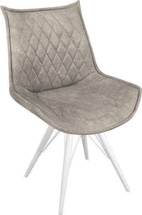 

Стул Трия Фэнди К3 (белый матовый/микровелюр Wellmart Dark Beige)