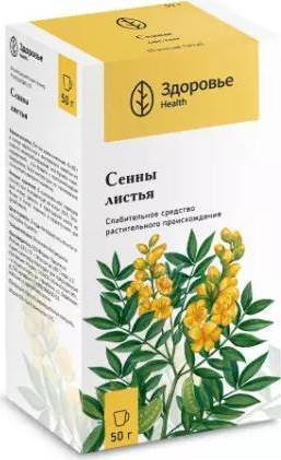 БАД Здоровье Сенны листья 50г