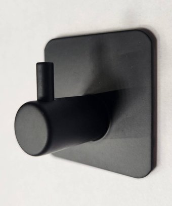 Крючок мебельный Lemax 3М (черный)