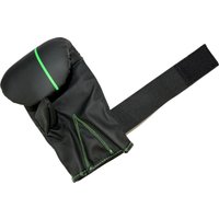 Перчатки для бокса BoyBo B-series снарядные (XS, черный/зеленый)