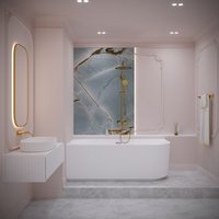 Ванна Wellsee Festive Fox 170x80 28730401R (пристенная ванна (левая) белый глянец, экран, ножки, сифон-автомат хром)