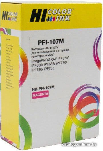 Картридж Hi-Black PFI-107M (аналог Canon PFI-107M)