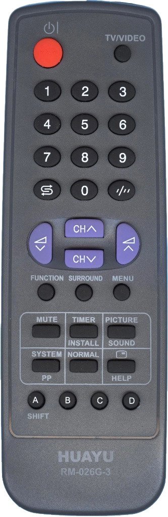 

Пульт ДУ Huayu RM-026G+ (для телевизоров Sharp)